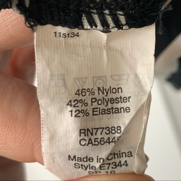 J. Crew sleeveless black white top Medium - Picture 5 of 5